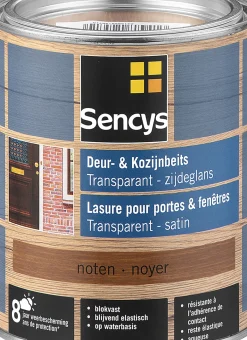 Sencys Beits Ramen En Deuren Semi-Transparant Zijdeglans Walnoot 0,75L