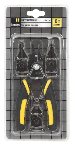 Sencys Borgveer Tangenset – 4 Stuks