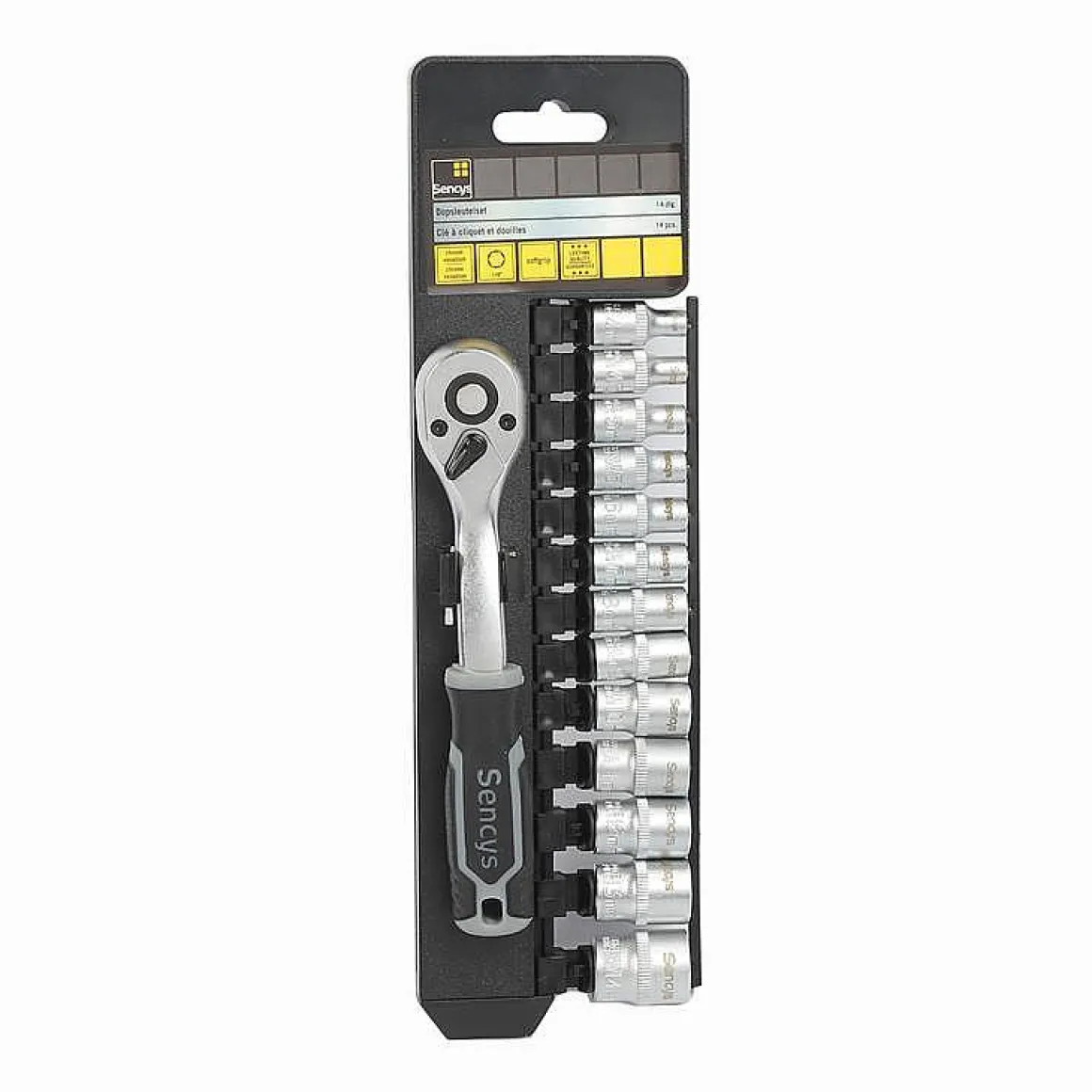 Sencys Dopsleutelset – 14 Stuks