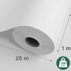 Sencys Glasweefselbehang Ruit Klein 25M 136Gram