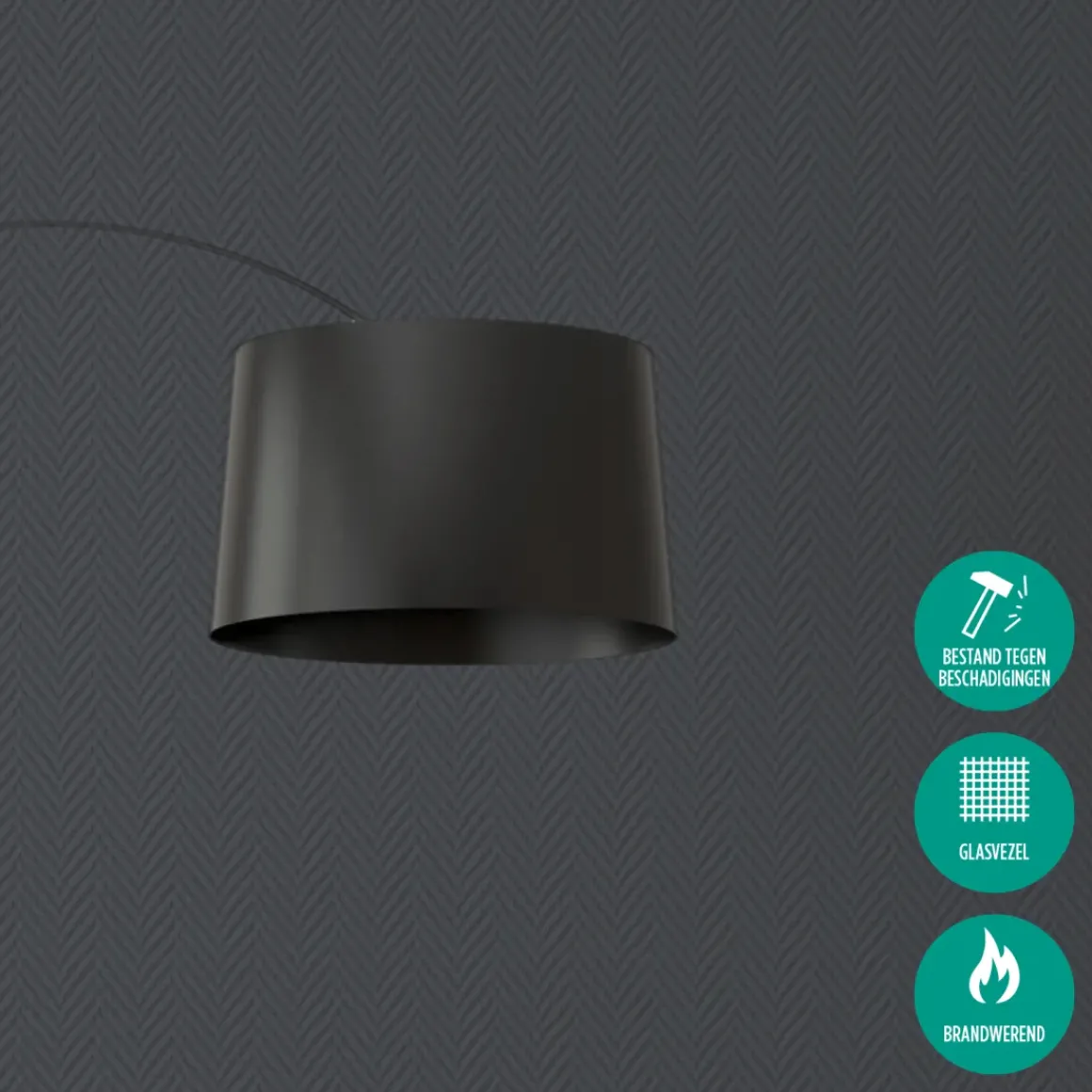 Sencys Glasweefselbehang Visgraat 25M