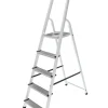 Sencys Huishoudtrap Aluminium 5-Treeds