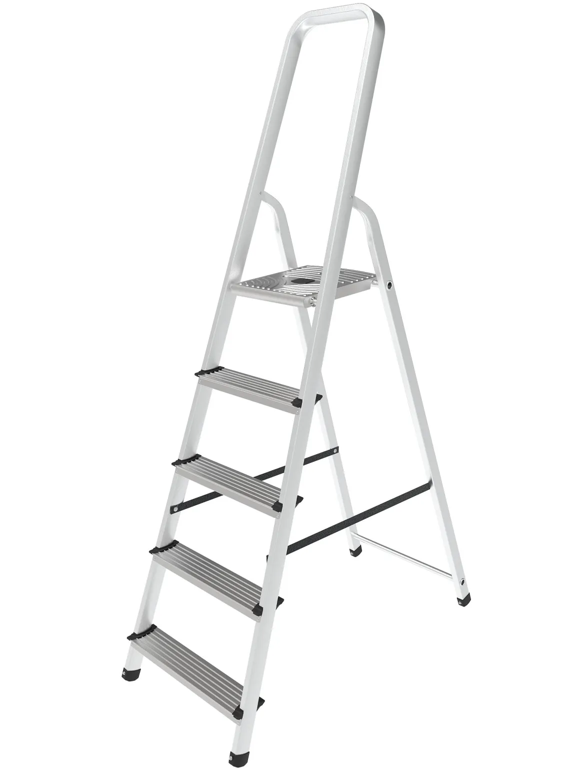 Sencys Huishoudtrap Aluminium 5-Treeds