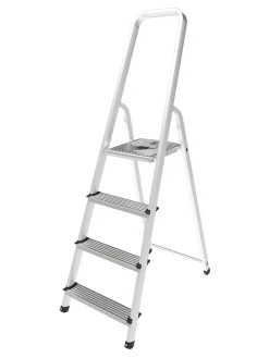 Sencys Huishoudtrap Aluminium 4-Treeds