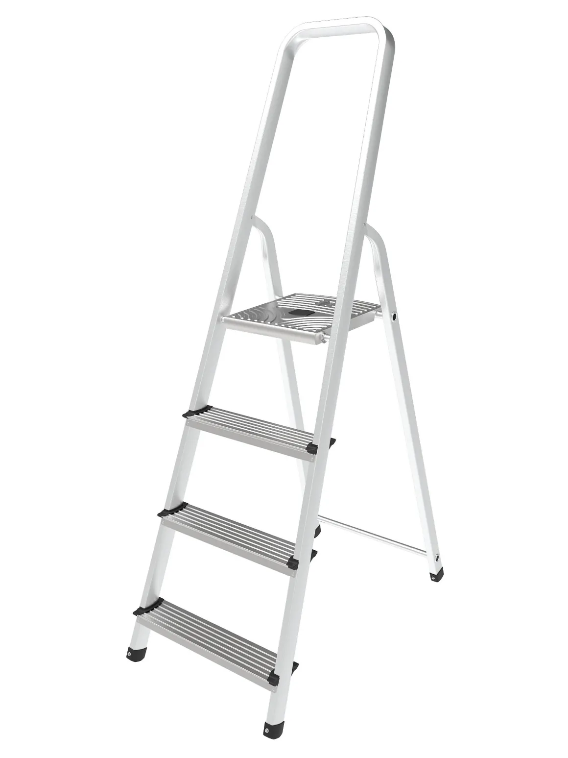 Sencys Huishoudtrap Aluminium 4-Treeds