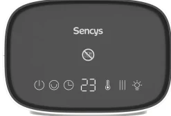 Sencys Keramische Verwarming Ptc Digitaal 2000W Wit