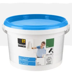 Sencys Muur & Plafond Extra Dekkend Mat Wit 2,5L
