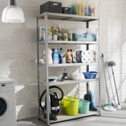 Sencys Opbergrek - H196 X B120 X D50Cm - Gegalvaniseerd Staal