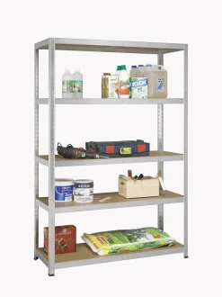 Sencys Opbergrek Gegalvaniseerd Staal Grijs/Bruin 176X120X45Cm