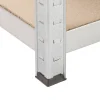 Sencys Opbergrek Gegalvaniseerd Staal Grijs/Bruin 176X90X45Cm