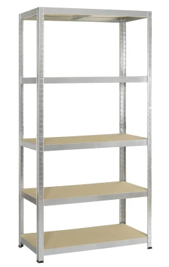 Sencys Opbergrek Gegalvaniseerd Staal Grijs/Bruin 176X90X45Cm
