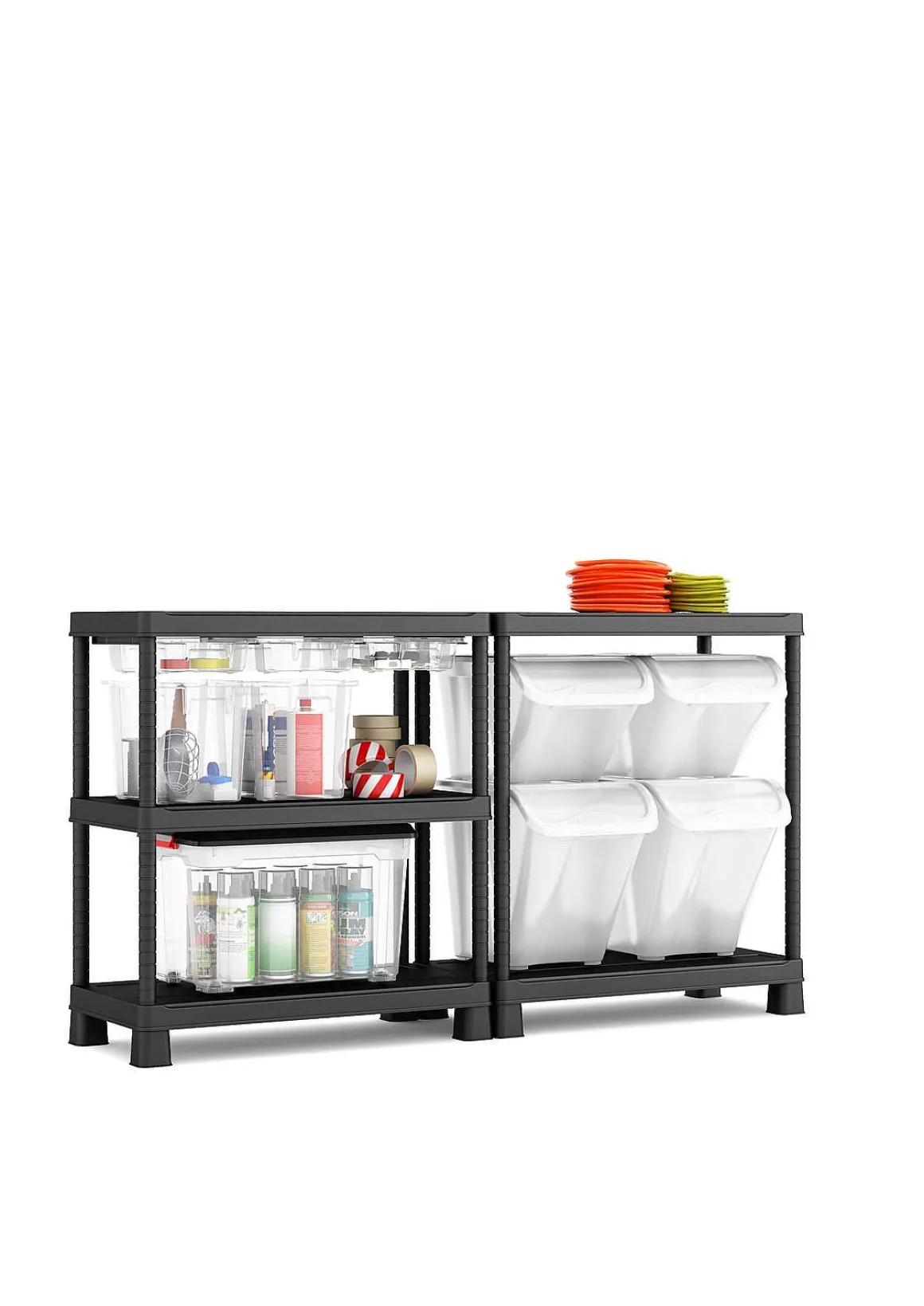 Sencys Opbergrek Pvc Zwart 40 X 90 X 182 Cm