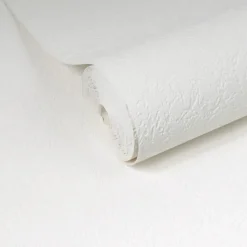 Sencys Overschilderbaar Vinylbehang 10+3M Gratis Wit