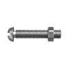 Sencys Platte Kop Bout Gegalvaniseerd Staal M6 X 80 Mm - 5 Stuks