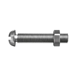 Sencys Platte Kop Bout Gegalvaniseerd Staal M6 X 80 Mm - 5 Stuks