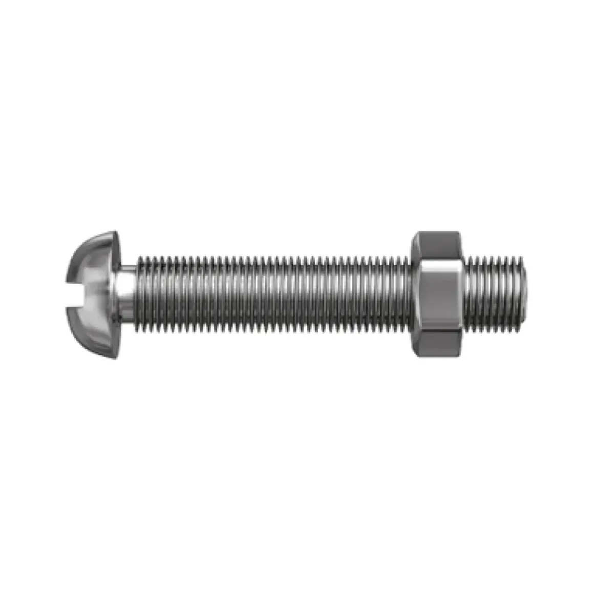 Sencys Platte Kop Bout Gegalvaniseerd Staal M6 X 80 Mm - 5 Stuks