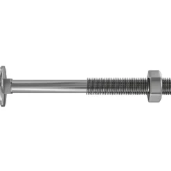 Sencys Platte Kop Bout Gegalvaniseerd Staal M8 X 100 Mm - 4 Stuks