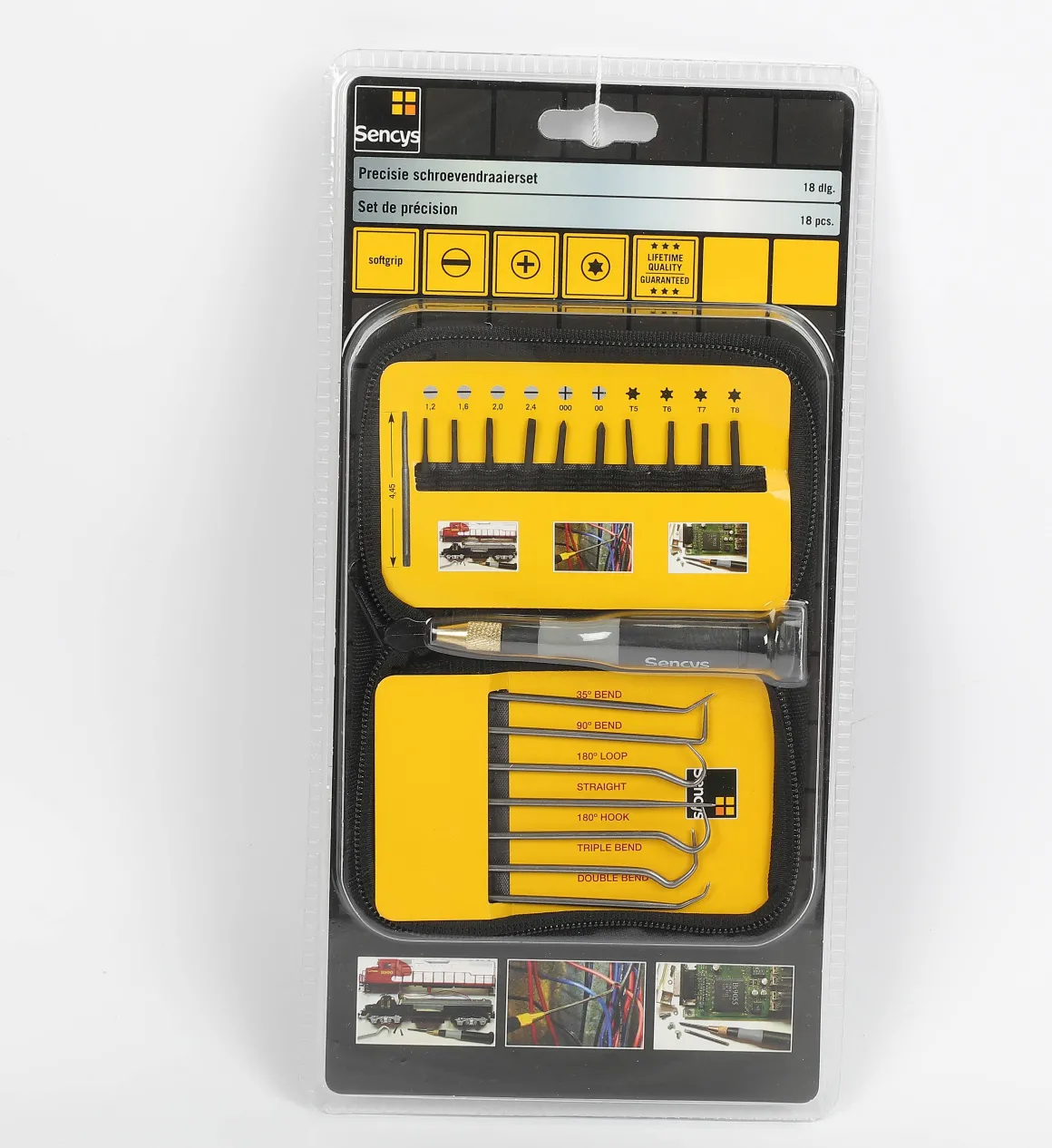 Sencys Precisie Schroevendraaierset – 18 Stuks