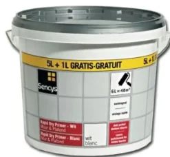 Sencys Primer Muur En Plafond 'Rapid Dry' Wit 6 L