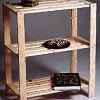 Sencys Rek 3 Legplank In Massief Den 90X75X40Cm