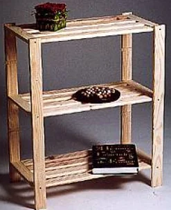 Sencys Rek 3 Legplank In Massief Den 90X75X40Cm