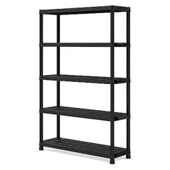 Sency'S Rek Pvc Zwart 40 X 120 X 187 Cm