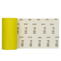 Sencys Rol Schuurpapier Geel A/O 115Mm X 5M P180
