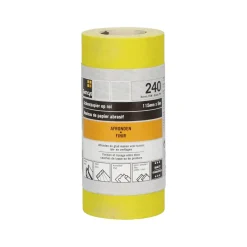 Sencys Rol Schuurpapier Geel A/O 115Mm X 5M P240