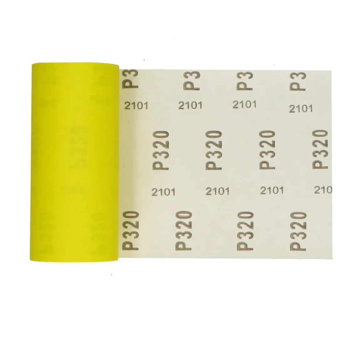 Sencys Rol Schuurpapier Geel A/O 115Mm X 5M P320