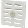 Sencys Schuifrooster 19,5X19,5Cm Aluminium Wit