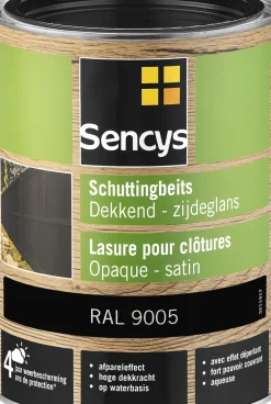 Sencys Schuttingbeits Dekkend Ral9005 2,5L