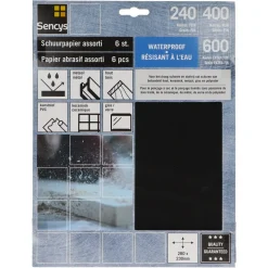 Sencys Schuurvel Wet&Dry Mix P240/400/600 6St