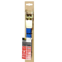 Sencys Spanband Met Ratel En Haak Pes Blauw 25Mmx5M
