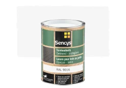 Sencys Tuinhoutbeits Dekkend Zijdeglans Ral9016 2,5L
