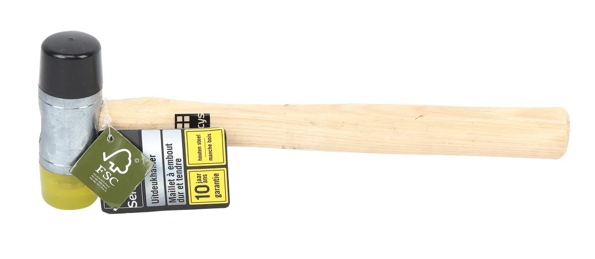 Sencys Uitdeukhamer Met Houten Steel