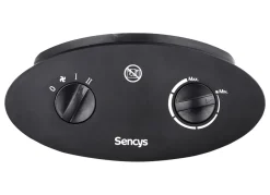 Sencys Ventilatorkachel 2000W Met Oscillatie Zwart