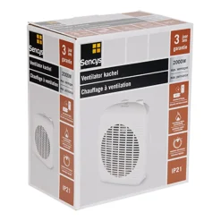 Sencys Ventilatorkachel 2000W Wit