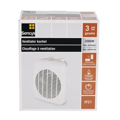 Sencys Ventilatorkachel 2000W Wit
