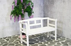 Sens-Line Friesen Tuinbank - Hout - Wit
