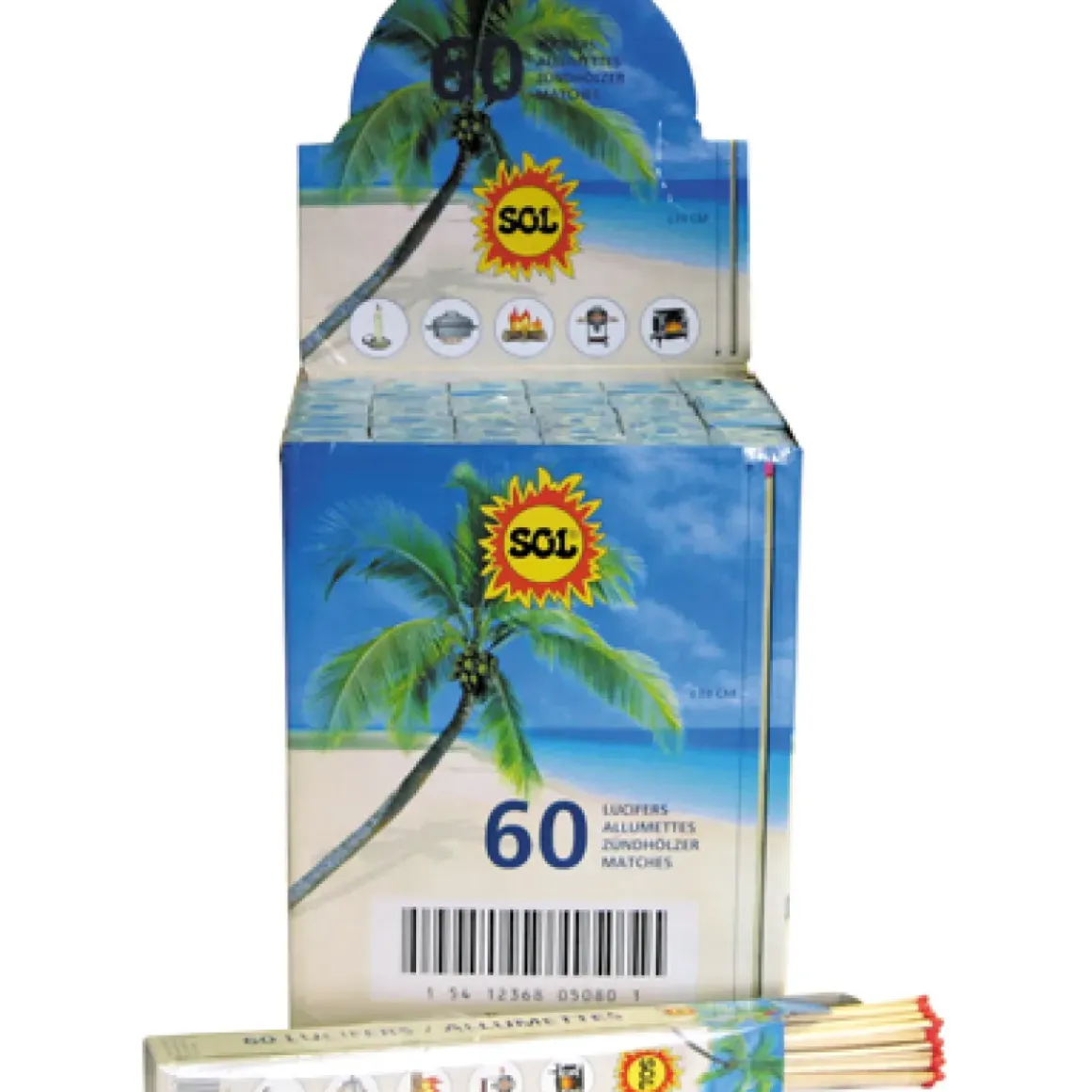 Sol Lucifers 30Cm – 60 Stuks