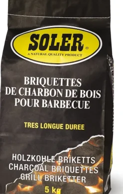 Soler Houtskoolbriketten 100% Natuurlijk 3Kg