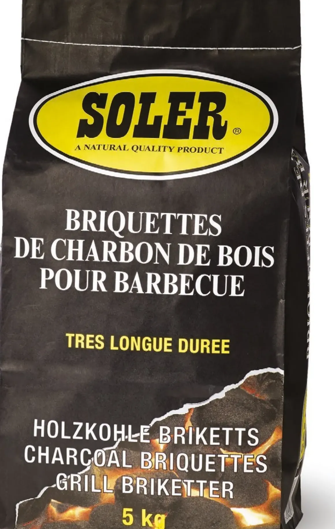Soler Houtskoolbriketten 100% Natuurlijk 3Kg