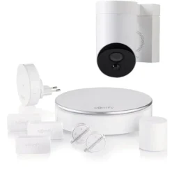 Somfy Draadloos Alarmsysteem Home Alarm + Outdoor Bewakingscamera Wit