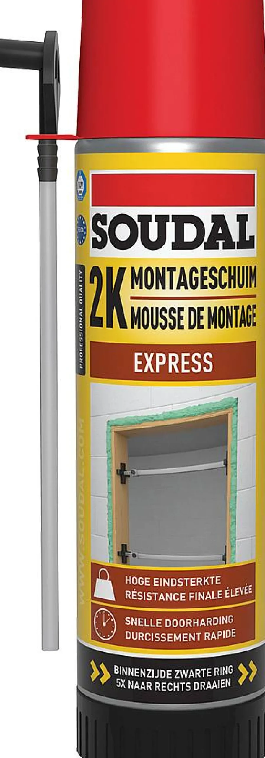 Soudal Montageschuim 2K Express 400Ml