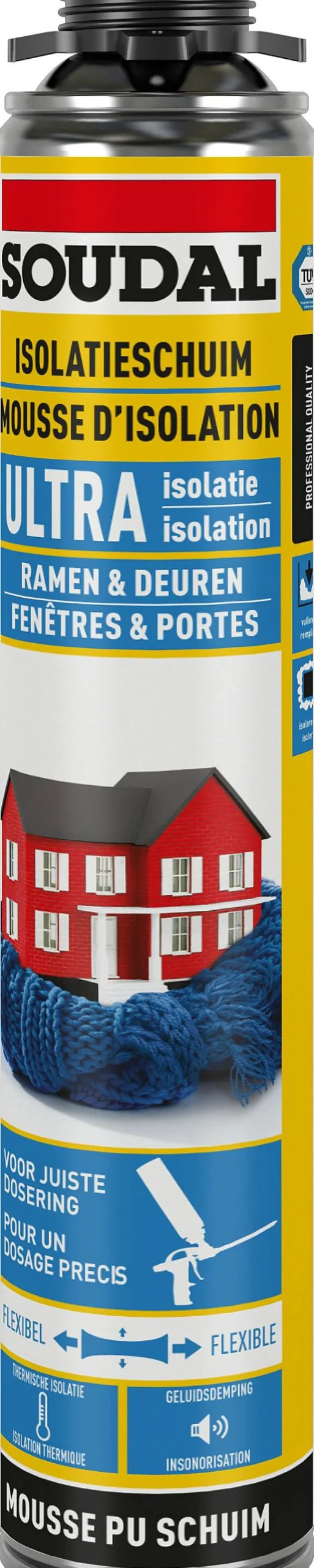 Soudal Pu Isolatieschuim Pistool Ultra Isolatie 750Ml