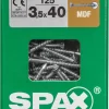 Spax Constructieschroef Mdf 40X3,5Mm Staal 125 St