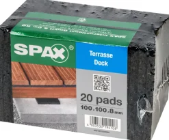 Spax Isolatiepads Terras 10X10X0,8Cm 20St