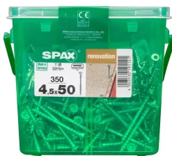 Spax Renovatieschroef 'T-Star' Wirox 4.5X50Mm 350 Stuks