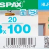 Spax Schroef 'Hi.Force' Rvs 8X100Mm 20 Stuks