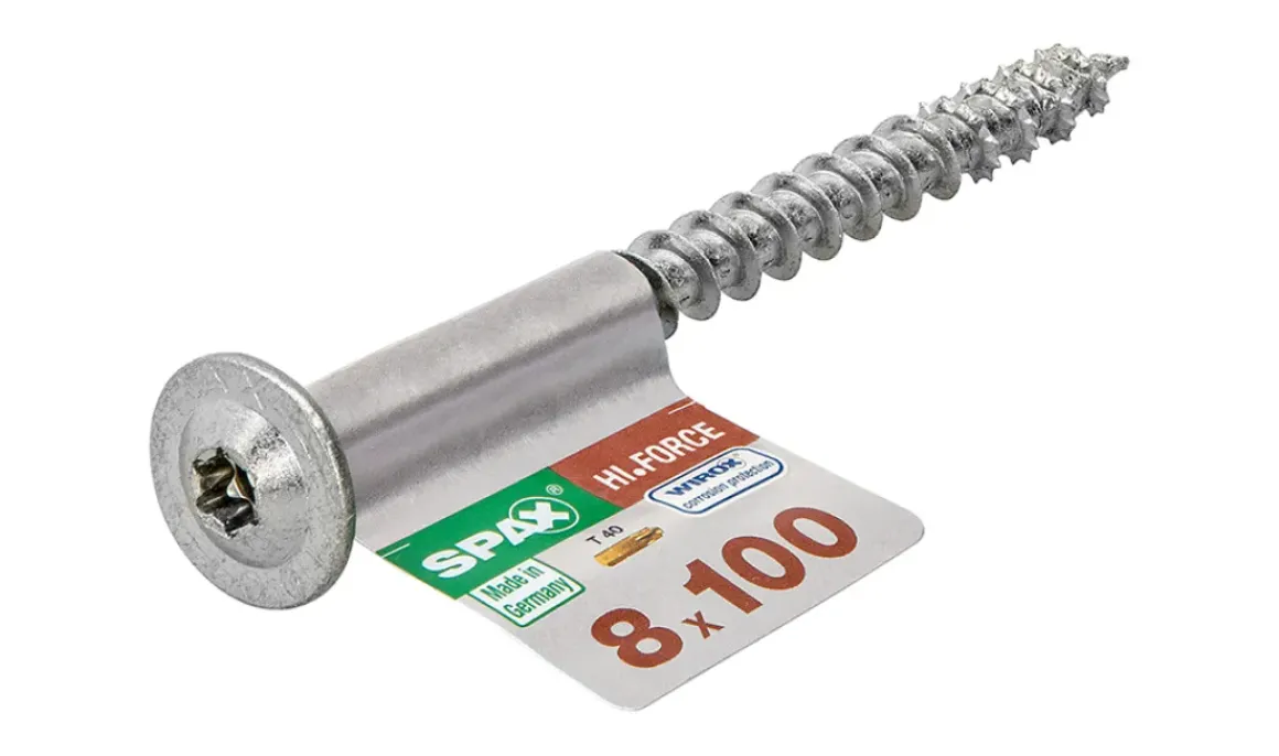 Spax Schroef 'Hi.Force' Staal 100 X 8 Mm - 1 Stuk